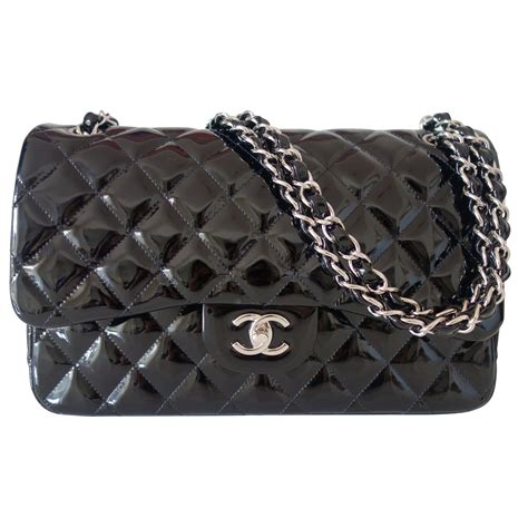 sac chanel vernis noir|Chanel boutique.